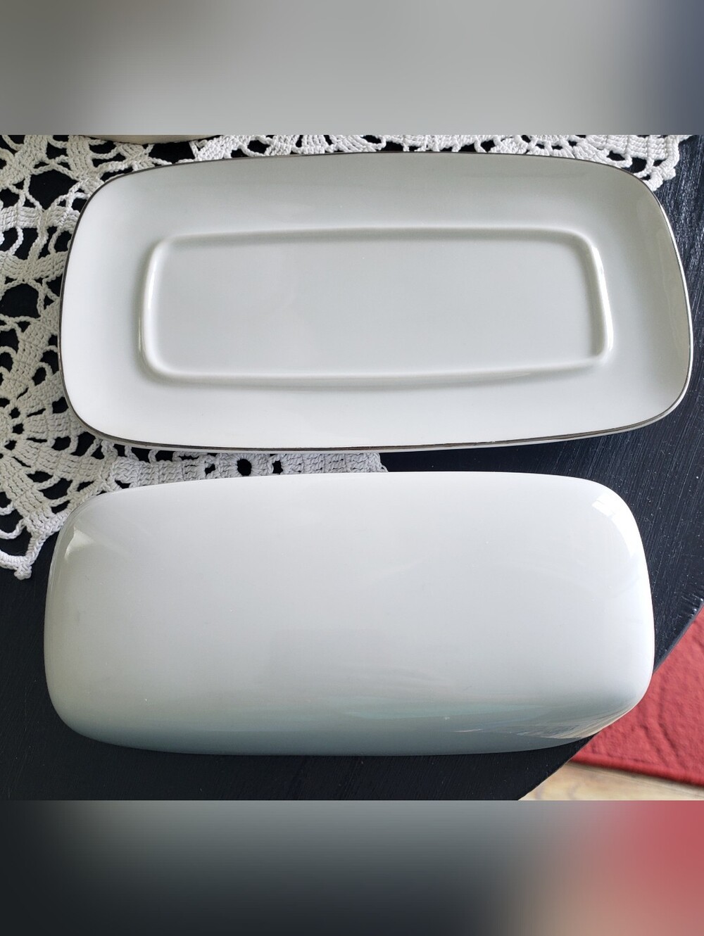 Ceramic Butter Dish And Cover